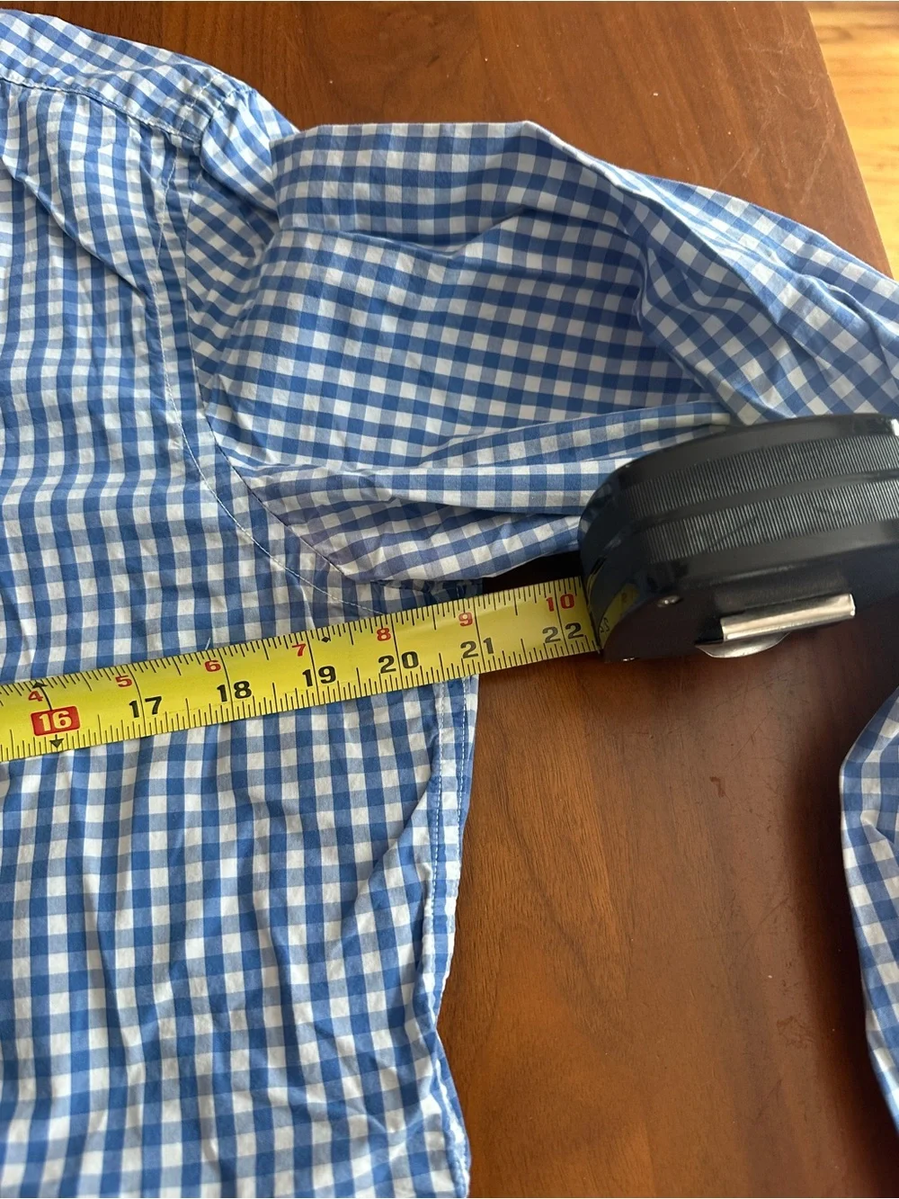 Banana republic checkered button up